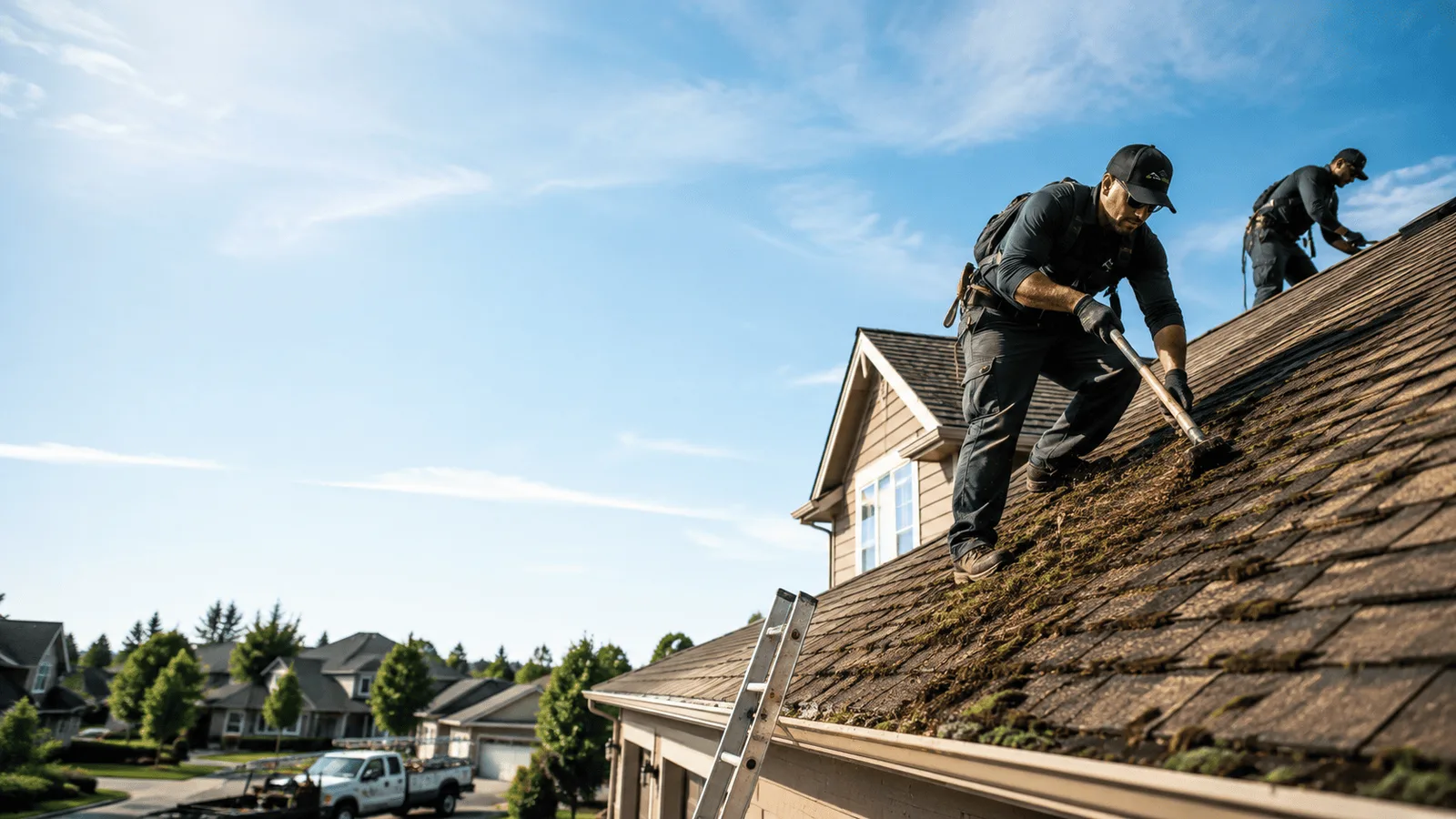 Roof Moss Removal in Saint Amant, LA near me